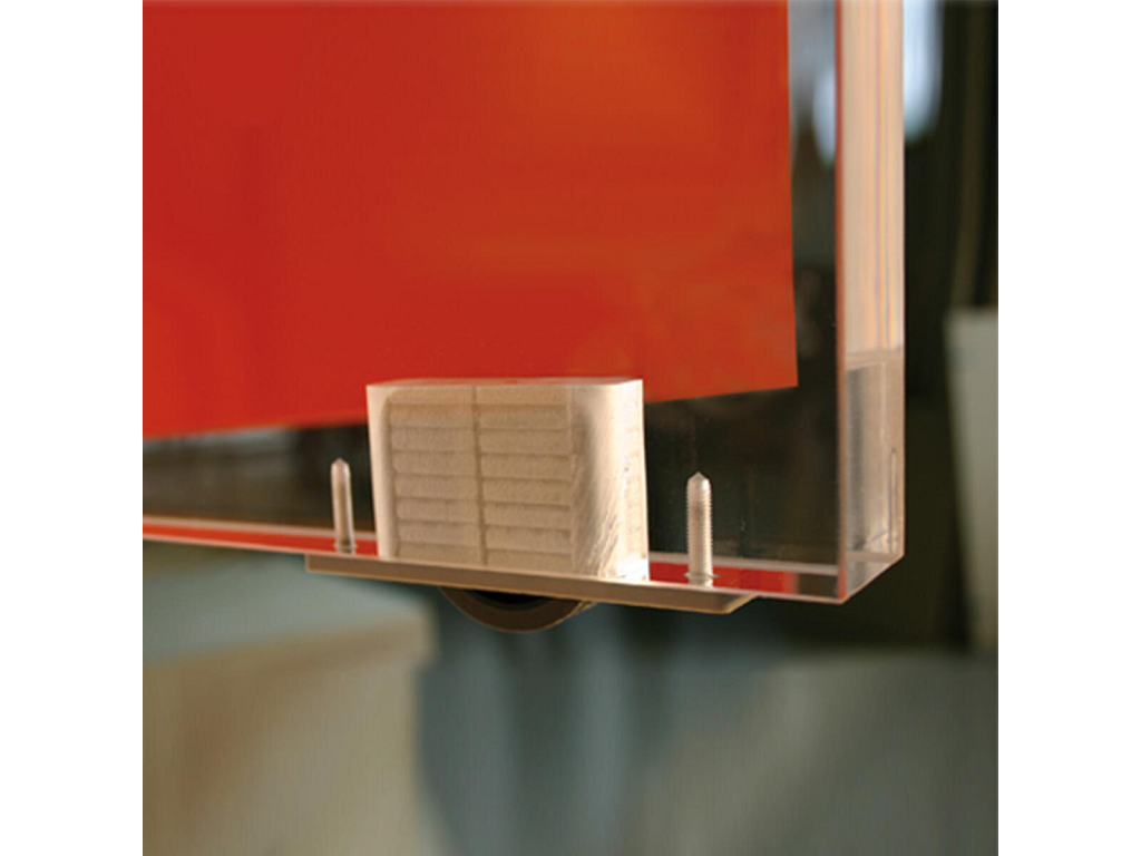 Ruota Incasso per Letti modello HIDE senza Alette per Spessore mm.28 Portata kg.50 mm.22x45x31,5h | Ogtm - immagine 3